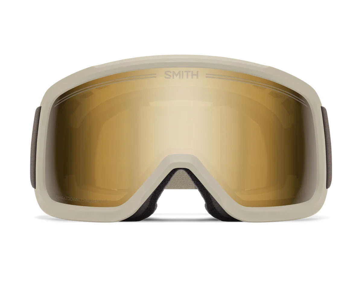 Smith Shakedown Lowbridge Fit Goggle Chalk - ChromaPop Sun Black Gold Mirror + Bonus Lens 2027