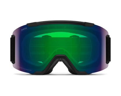 Smith Squad Goggle Black - ChromaPop Everyday Green Mirror + Bonus Lens 2027