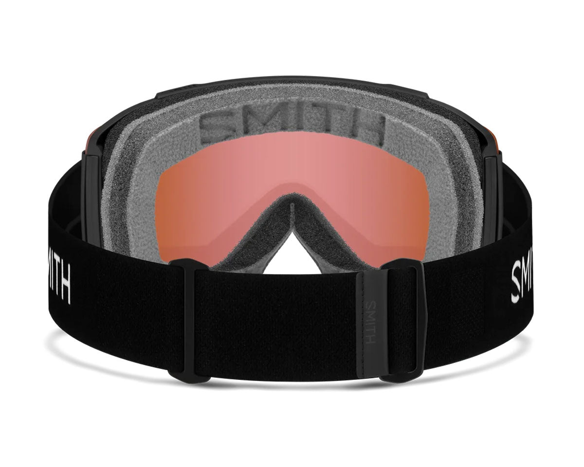 Smith Squad Goggle Black - ChromaPop Everyday Rose Gold Mirror + Bonus Lens 2027