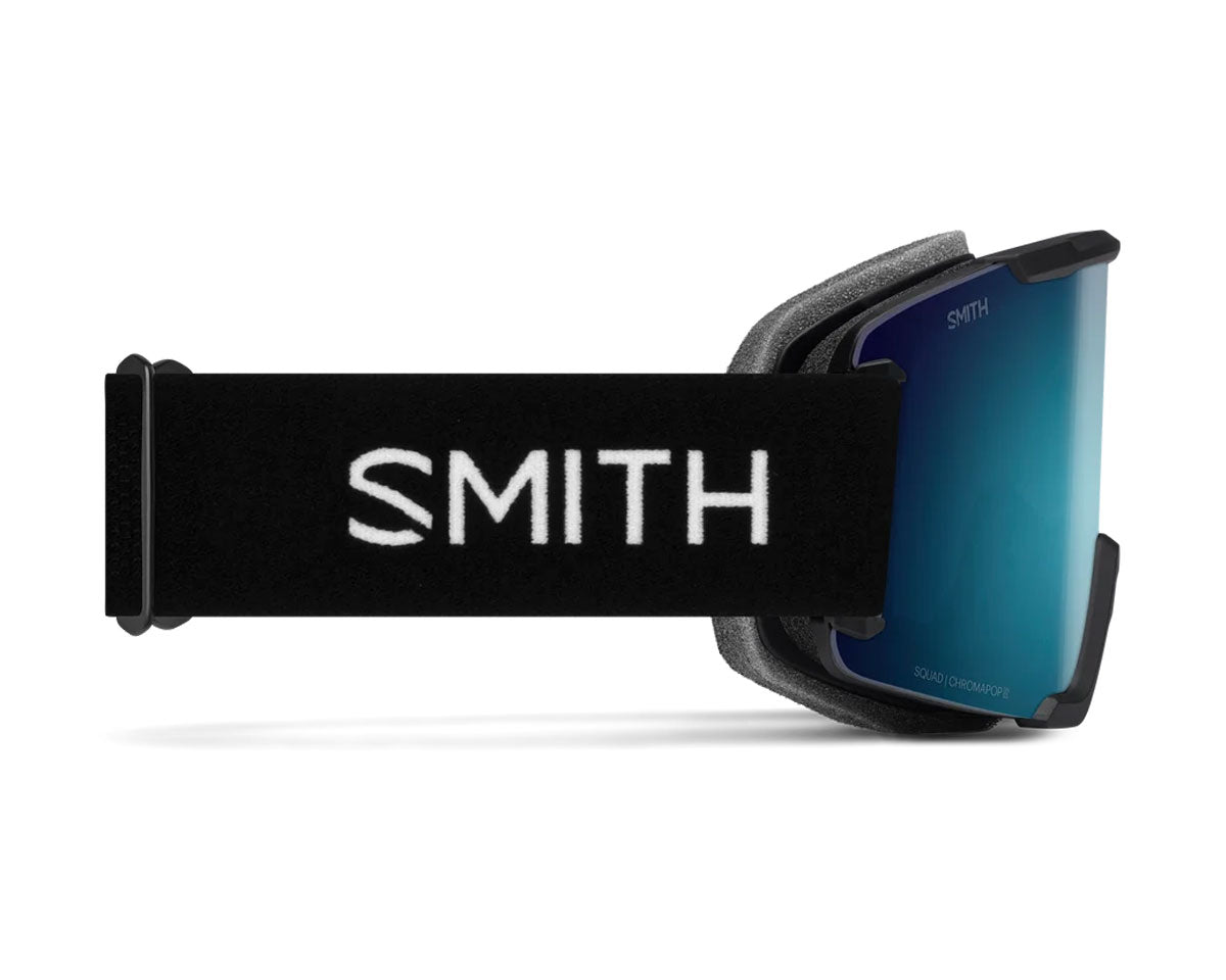 Smith Squad Goggle Black - ChromaPop Sun Blue Mirror + Bonus Lens 2027