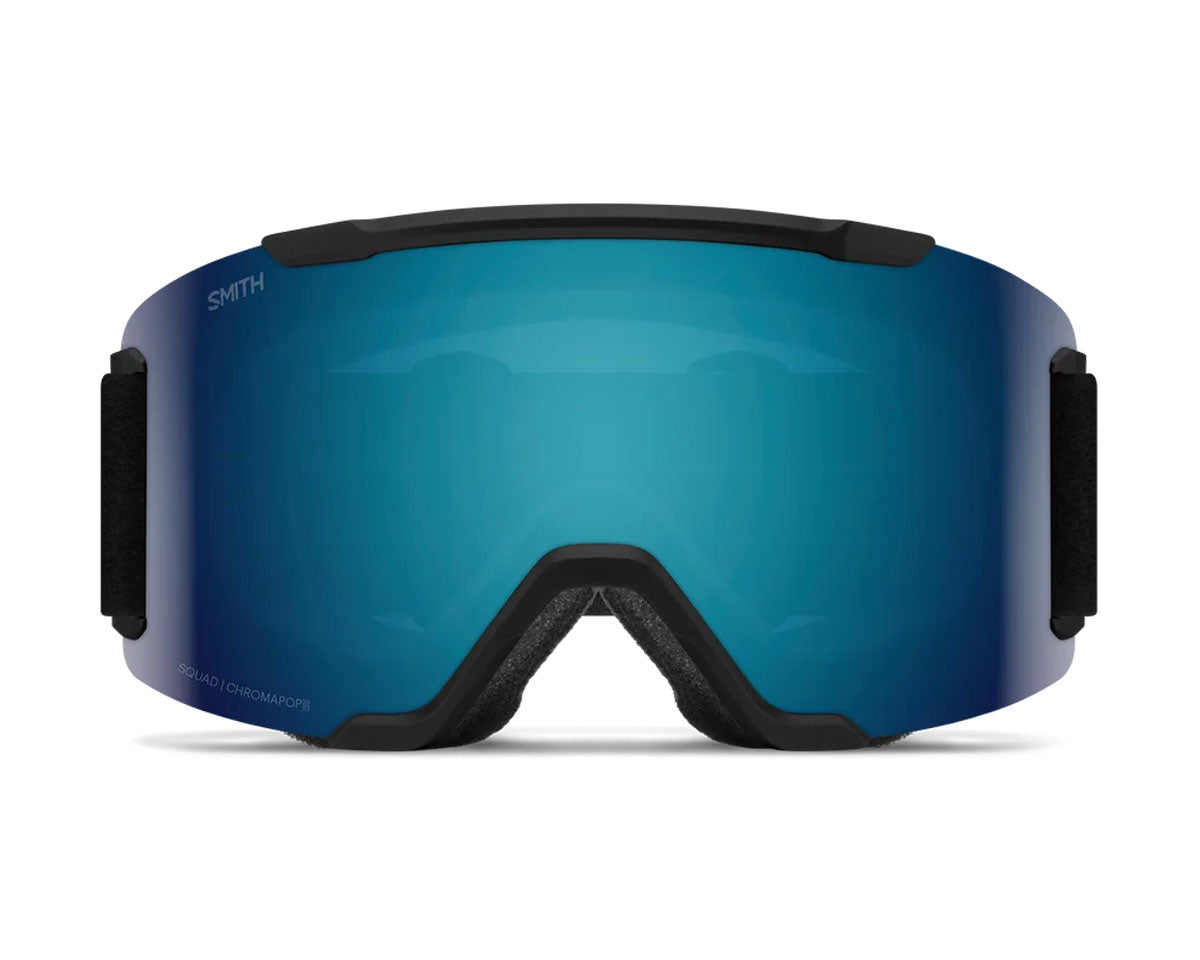 Smith Squad Goggle Black - ChromaPop Sun Blue Mirror + Bonus Lens 2027