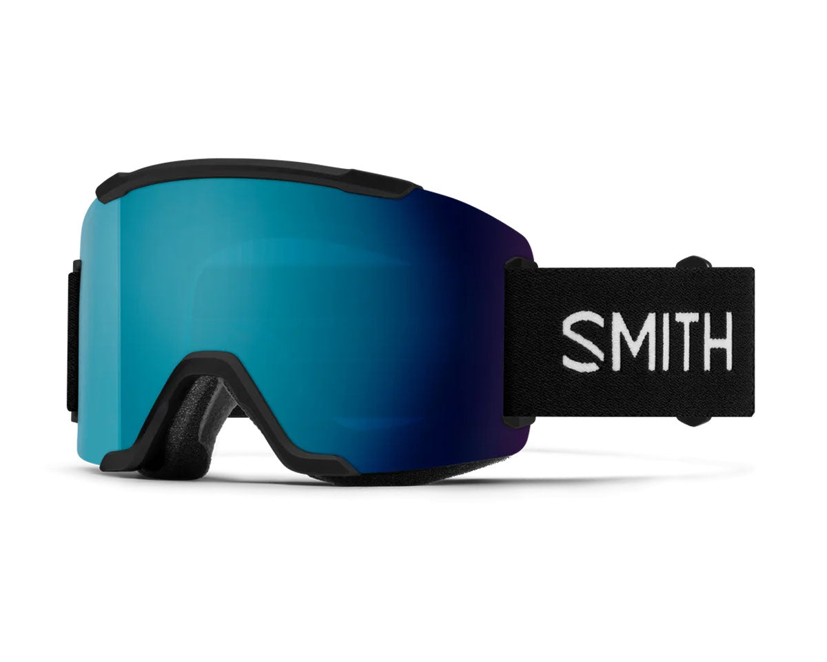 Smith Squad Goggle Black - ChromaPop Sun Blue Mirror + Bonus Lens 2027