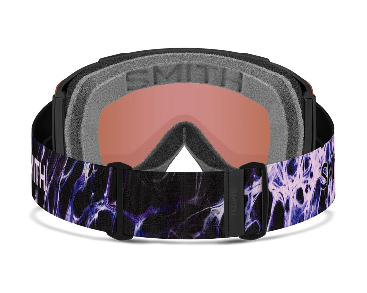 Smith Squad Goggle Black Flex Plasma - ChromaPop Everyday Violet Mirror + Bonus Lens 2027