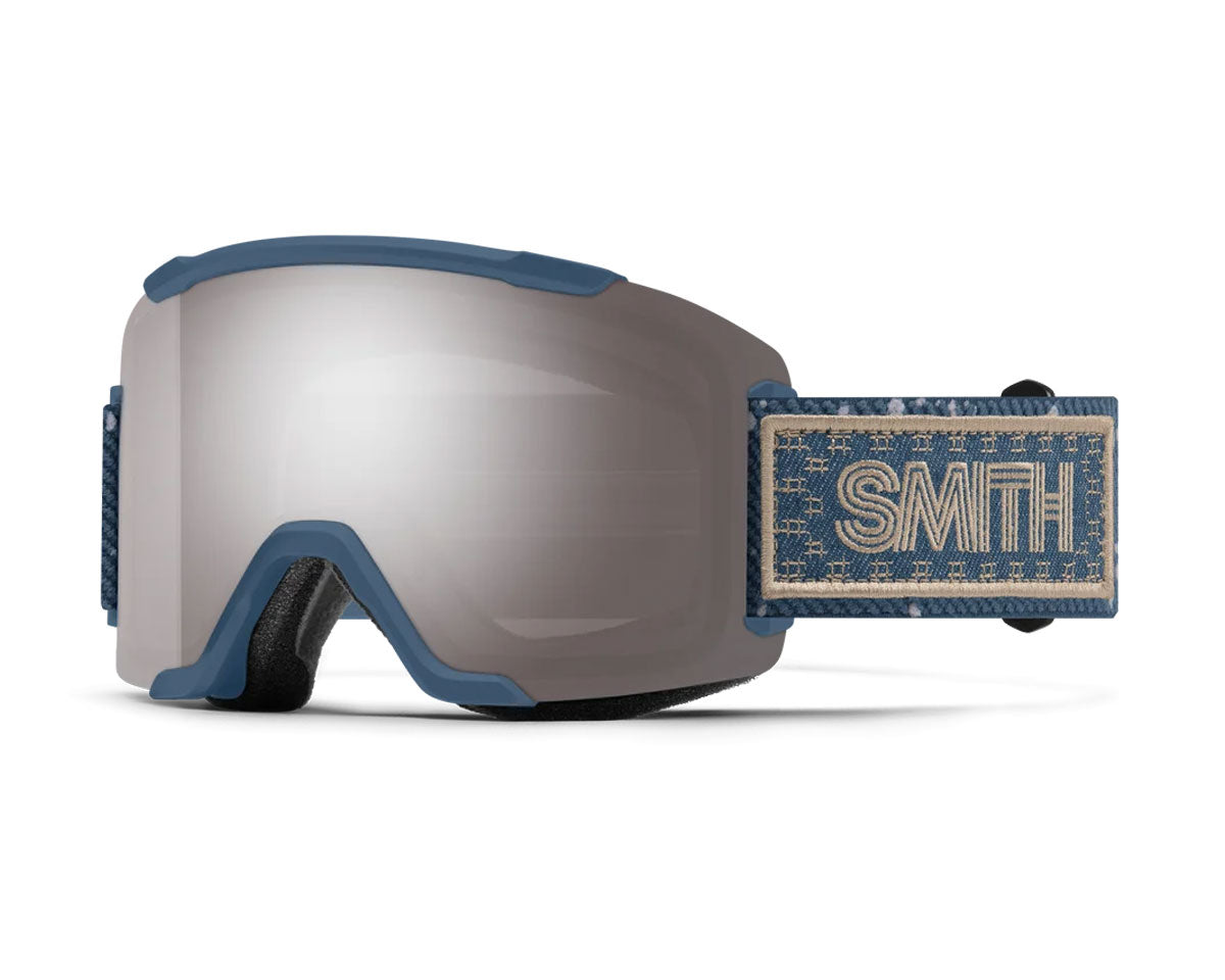 Smith Squad Goggle Future Grey Warm Steel - ChromaPop Sun Platinum Mirror + Bonus Lens 2027