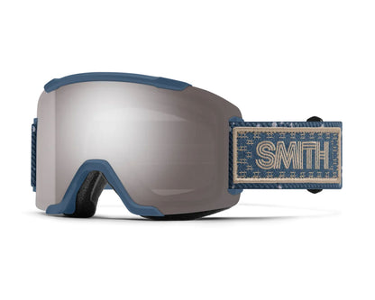 Smith Squad Goggle Future Grey Warm Steel - ChromaPop Sun Platinum Mirror + Bonus Lens 2027