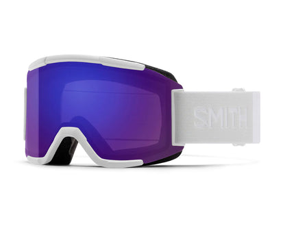 Smith Squad Goggle White Vapor - ChromaPop Everyday Violet Mirror + Bonus Lens 2027