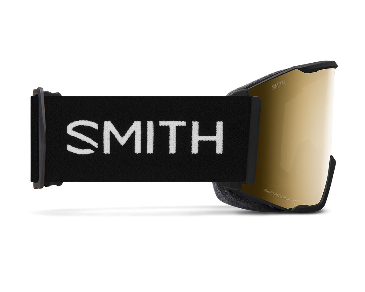 Smith Squad MAG Black |ChromaPop Sun Black Gold Mirror 2025