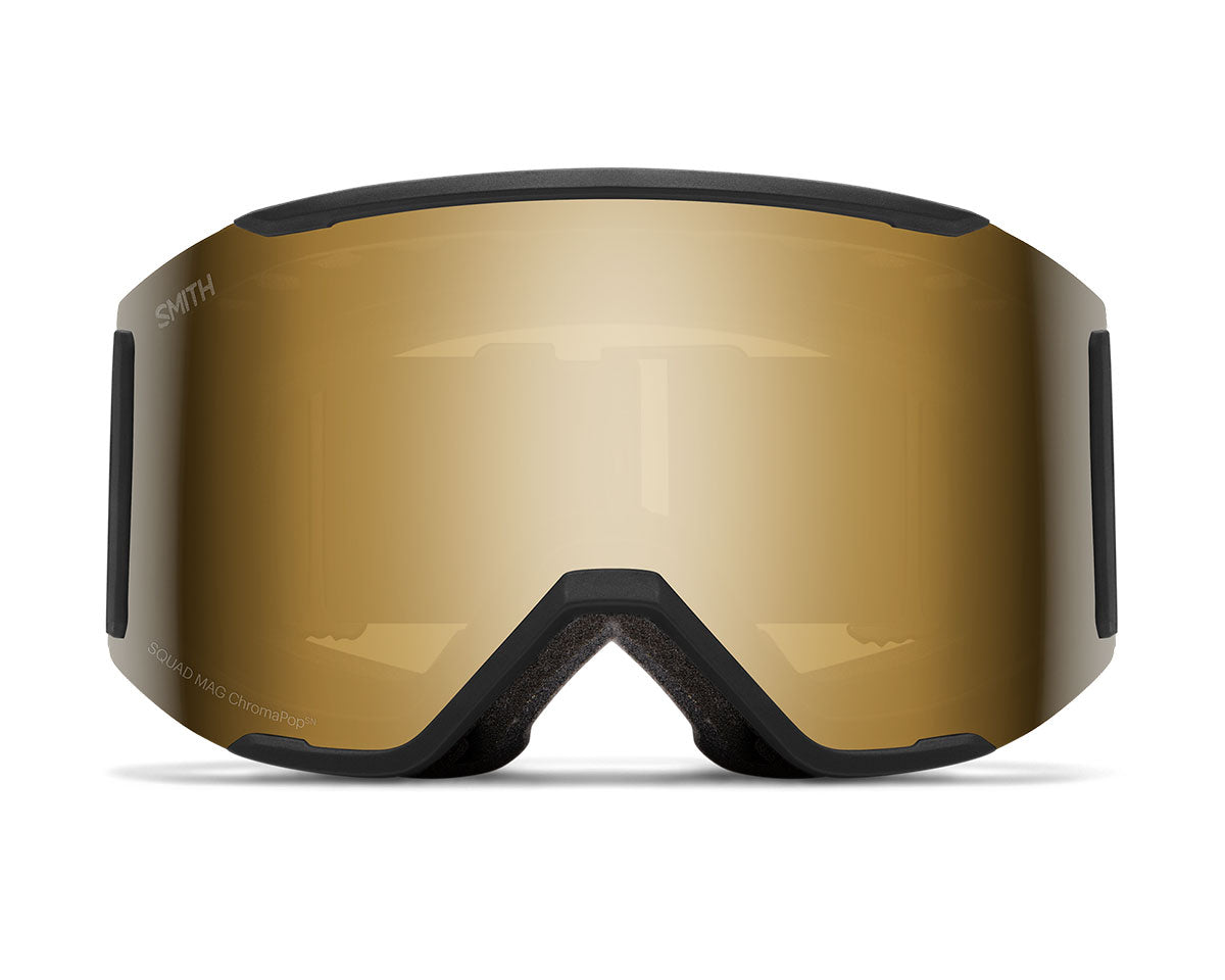 Smith Squad MAG Black |ChromaPop Sun Black Gold Mirror 2025