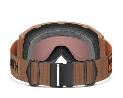 Smith Squad Mag Goggle Camel Warm Steel - ChromaPop Everyday Red Mirror + Bonus Lens 2027