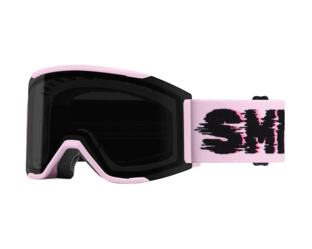 Smith Squad Mag Goggle Pink Frost Flex Glitch - ChromaPop Sun Black + Bonus Lens 2027