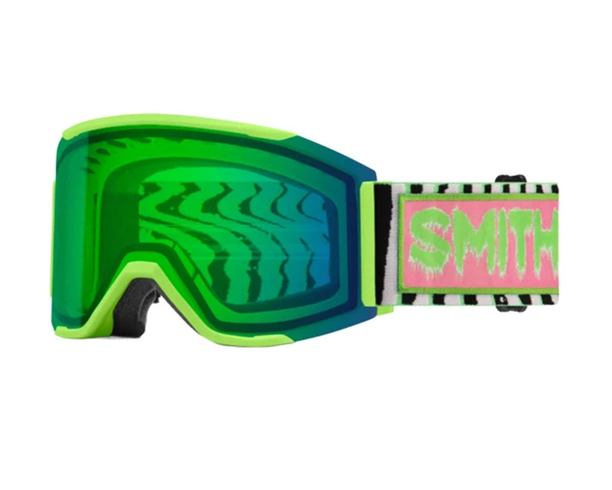 Smith Squad Mag Goggle Slime Static Shag - ChromaPop Everyday Green Mirror + Bonus Lens 2027