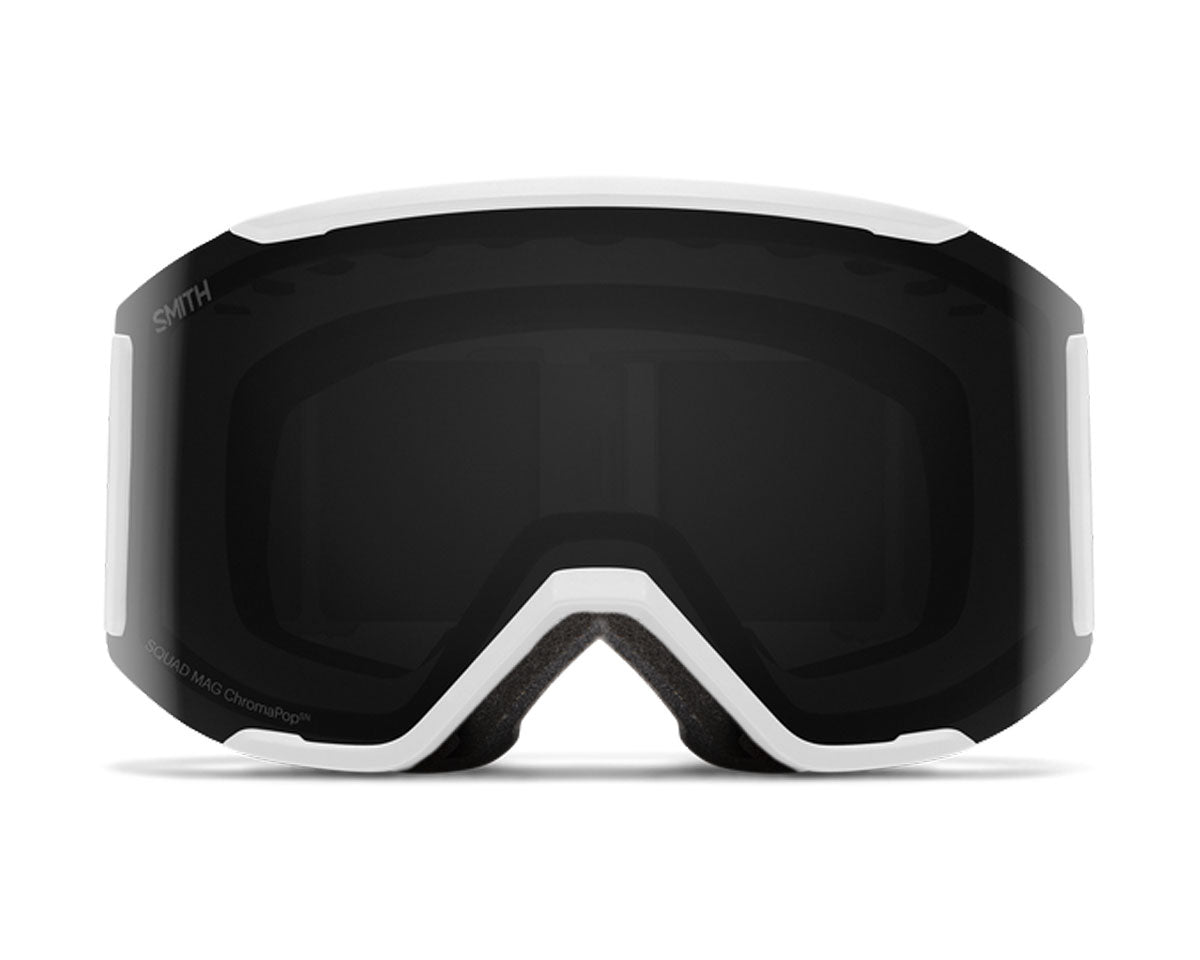 Smith Squad Mag Goggle White Vapor - ChromaPop Sun Black + Bonus Lens 2026
