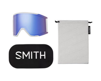 Smith Squad Mag Goggle White Vapor - ChromaPop Sun Black + Bonus Lens 2026