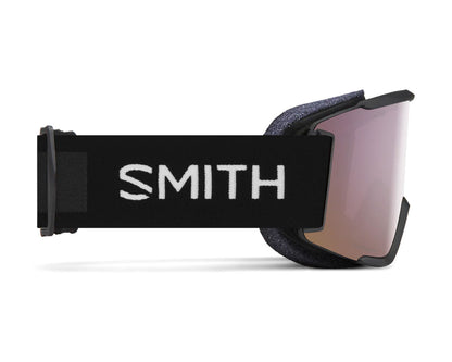 Smith Squad S Goggle Black - ChromaPop Everyday Rose Gold Mirror + Bonus Lens 2026