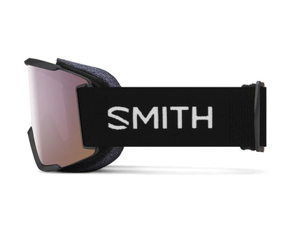 Smith Squad S Goggle Black - ChromaPop Everyday Rose Gold Mirror + Bonus Lens 2026