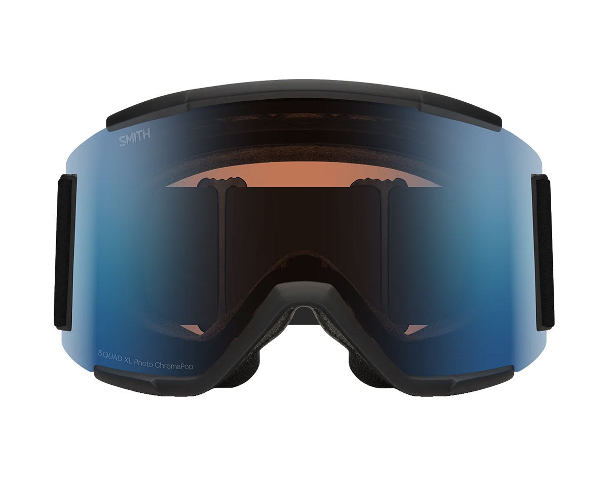 Smith Squad S Goggle Black - ChromaPop Pro Photochromic Blue Mirror 2026