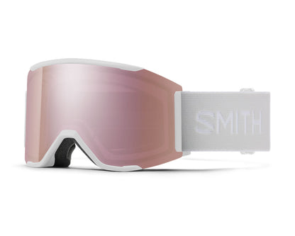 Smith Squad S Goggle White Vapor - ChromaPop Everyday Rose Gold Mirror + Bonus Lens 2026