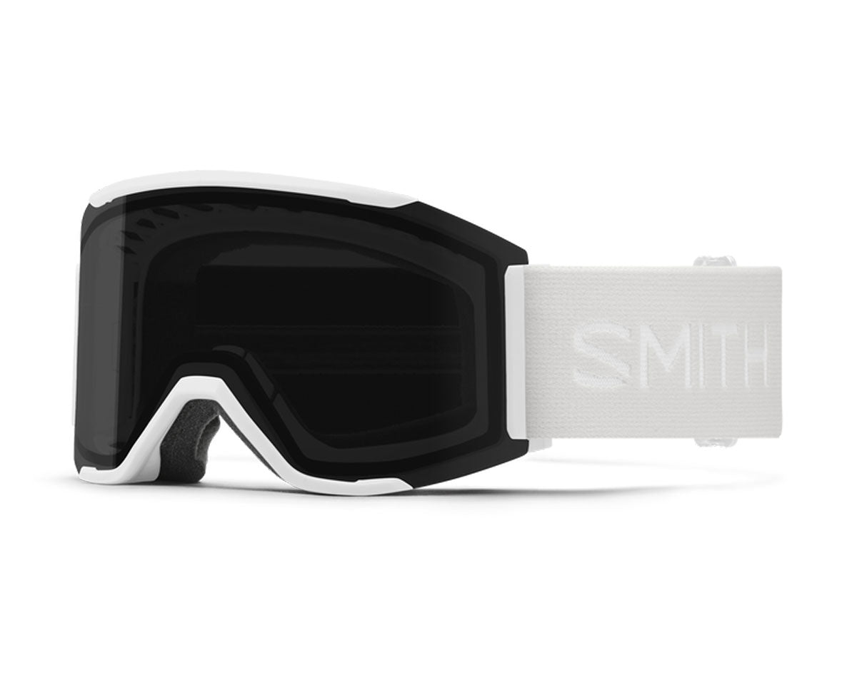 Smith Squad S Goggle White Vapor - ChromaPop Sun Platinum Mirror + Bonus Lens 2026