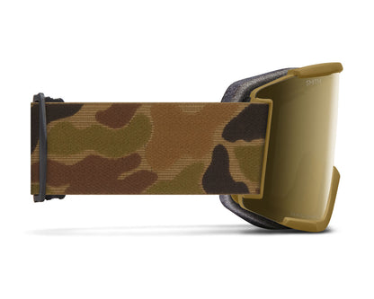 Smith Squad XL Coyote Pow Hunter | ChromaPop Sun Black Gold Mirror 2025