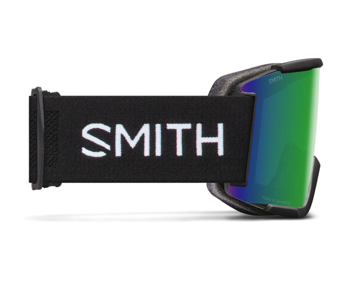 Smith Squad XL Goggle Black - ChromaPop Sun Green Mirror + Bonus Lens 2026