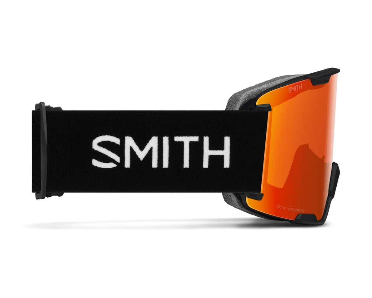 Smith Stash XL Goggle Black - ChromaPop Everyday Red Mirror + Bonus Lens 2027