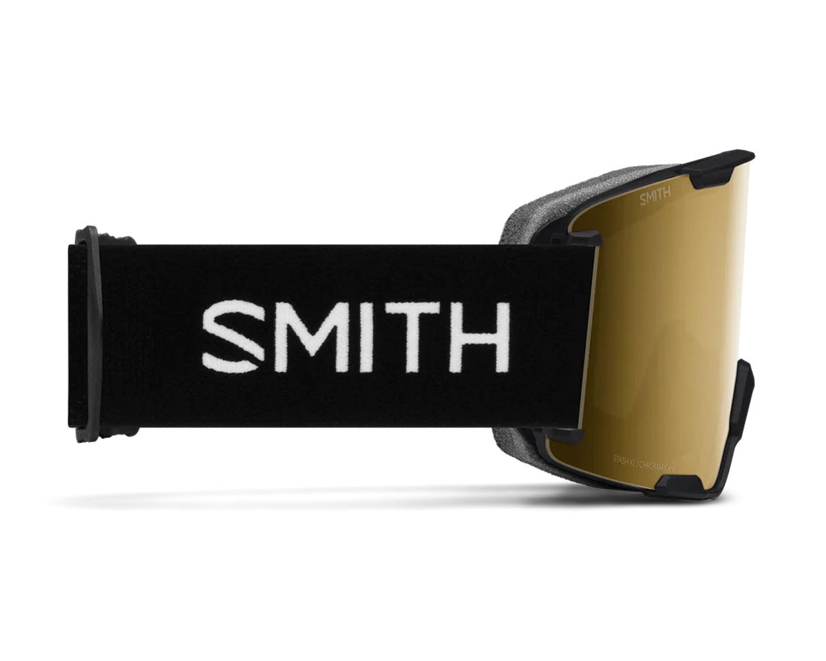 Smith Stash XL Goggle Black - ChromaPop Sun Black Gold Mirror + Bonus Lens 2027
