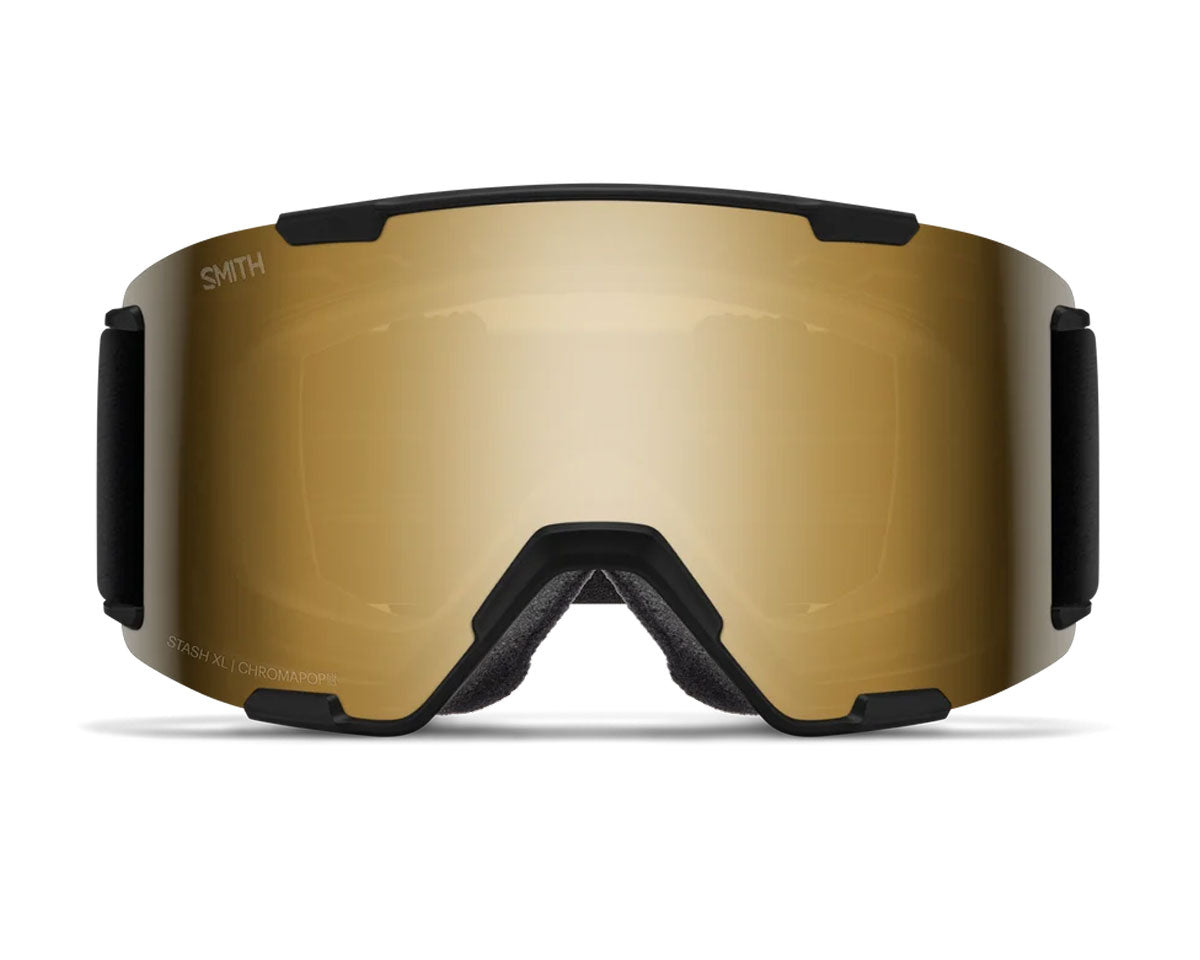 Smith Stash XL Goggle Black - ChromaPop Sun Black Gold Mirror + Bonus Lens 2027