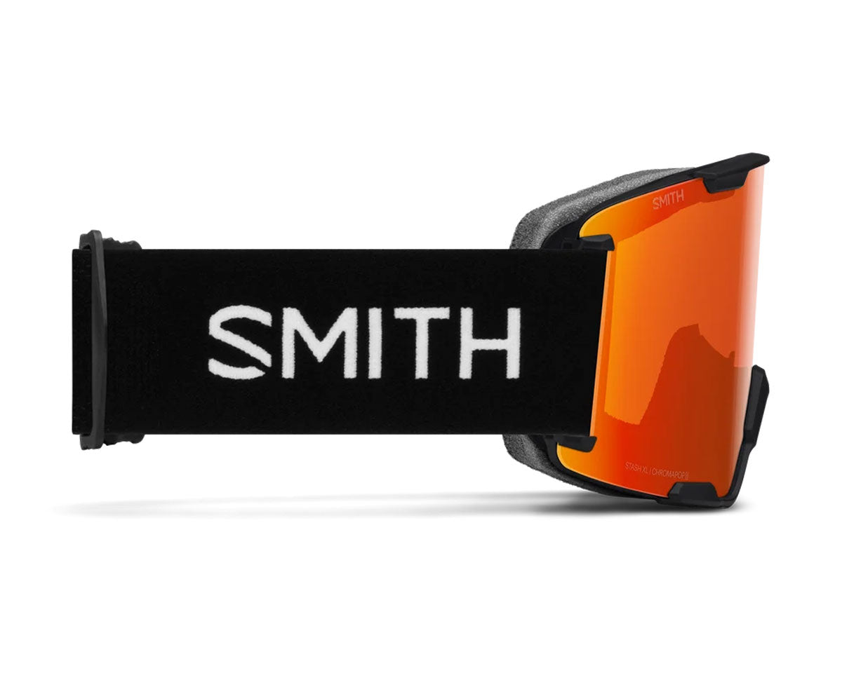 Smith Stash XL Goggle Black - ChromaPop Sun Red Mirror + Bonus Lens 2027