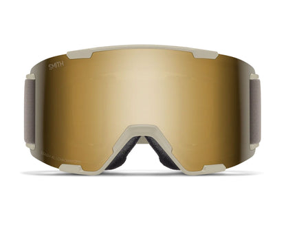 Smith Stash XL Goggle Chalk - ChromaPop Sun Black Gold Mirror + Bonus Lens 2027