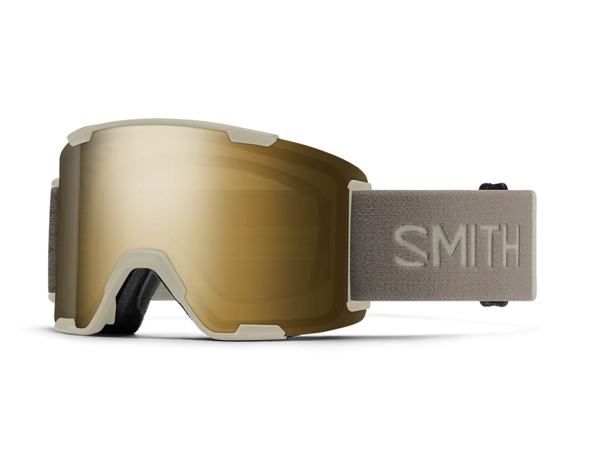 Smith Stash XL Goggle Chalk - ChromaPop Sun Black Gold Mirror + Bonus Lens 2027