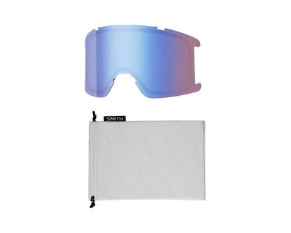 Smith Squad Goggle Black - ChromaPop Everyday Green Mirror + Bonus Lens 2027