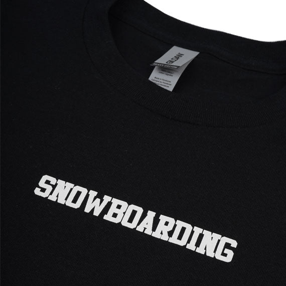 Source Kids' Snowboarding T-Shirt Black