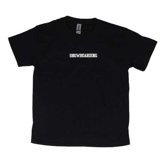 Source Kids' Snowboarding T-Shirt Black