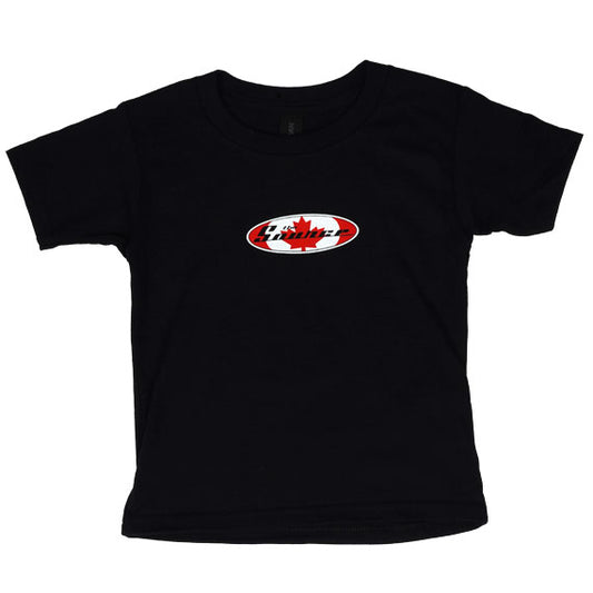 Source Kids' Toddlers'  OG Leaf T-Shirt Black