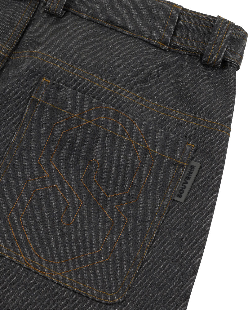 Souvenir 3-Ply Denim Pant Faded Grey 2026