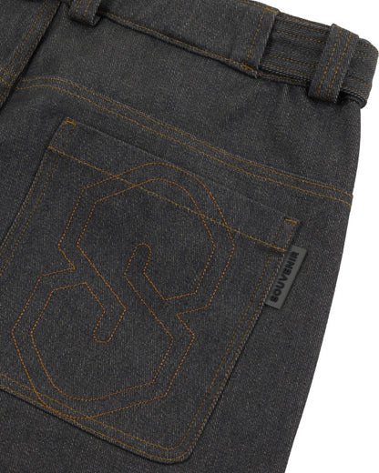 Souvenir 3-Ply Denim Pant Faded Grey 2026