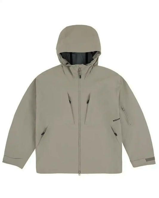 Souvenir 3 Ply Ripstop Jacket Wet Sand 2027