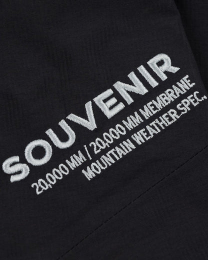 Souvenir 3-Ply Shell Jacket Black 2026