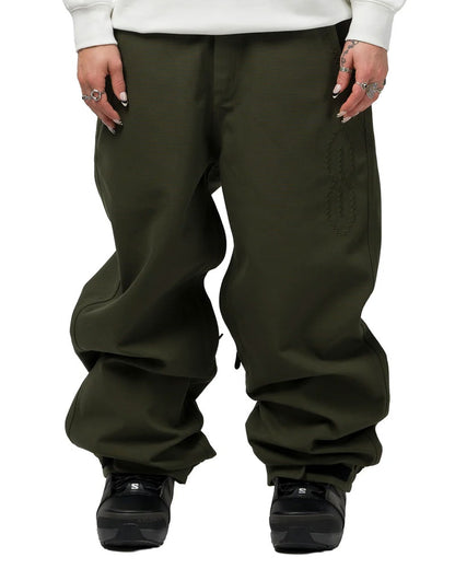 Souvenir 3 Ply Workwear Pant Dark Olive Oxford 2027
