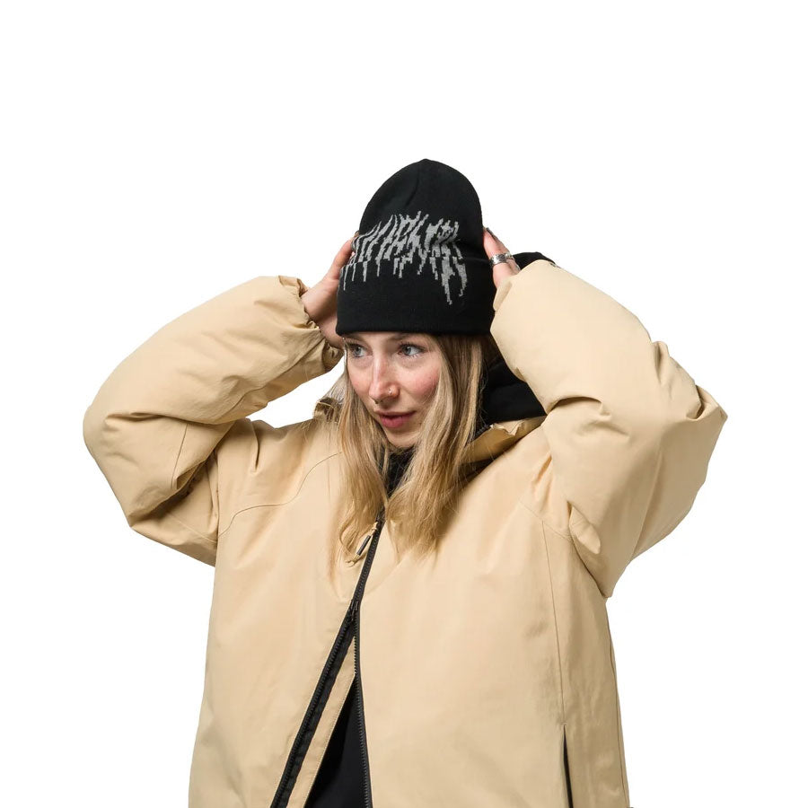 Souvenir Dirty Cuff Beanie Black 2027