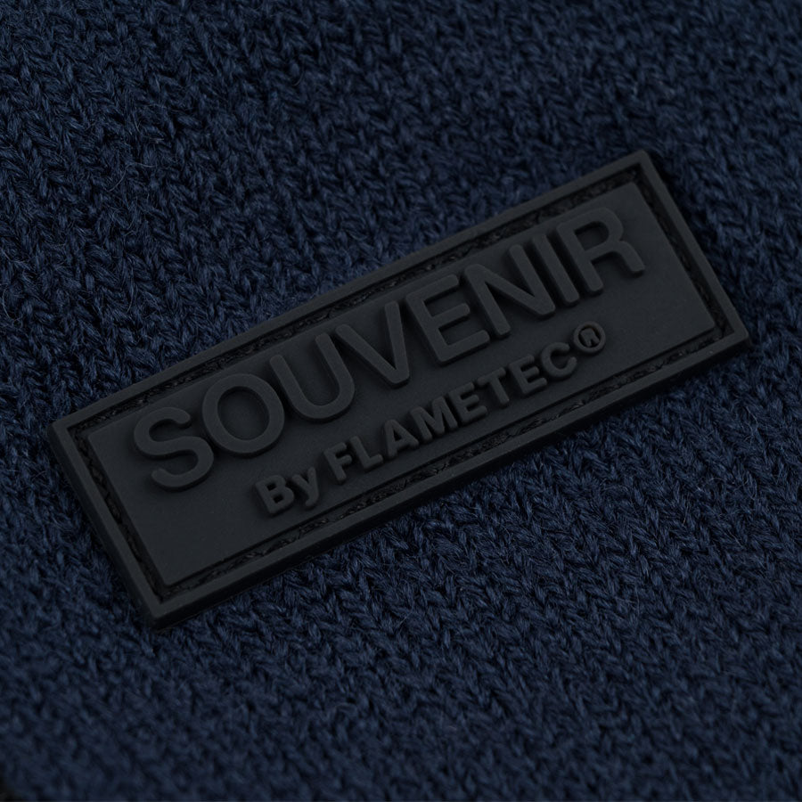 Souvenir Flame Beanie Blue