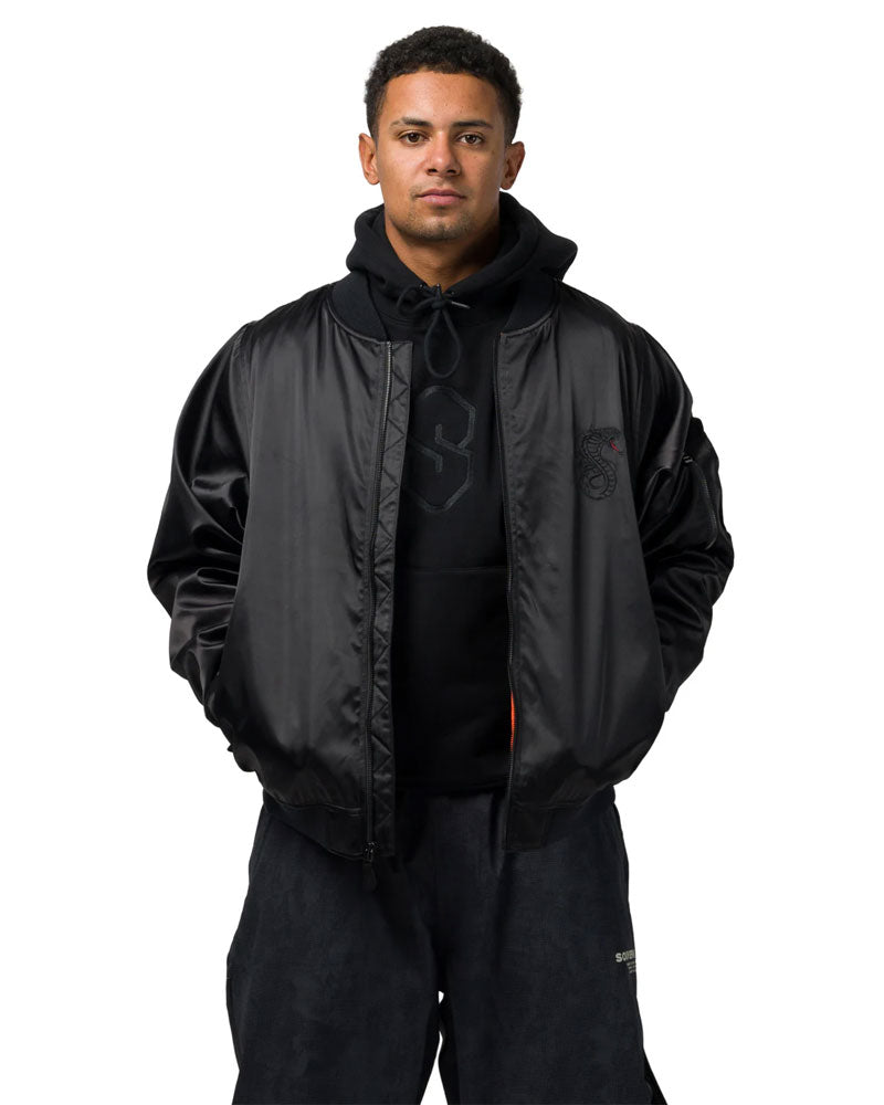 Souvenir Flight Bomber Jacket Black 2027