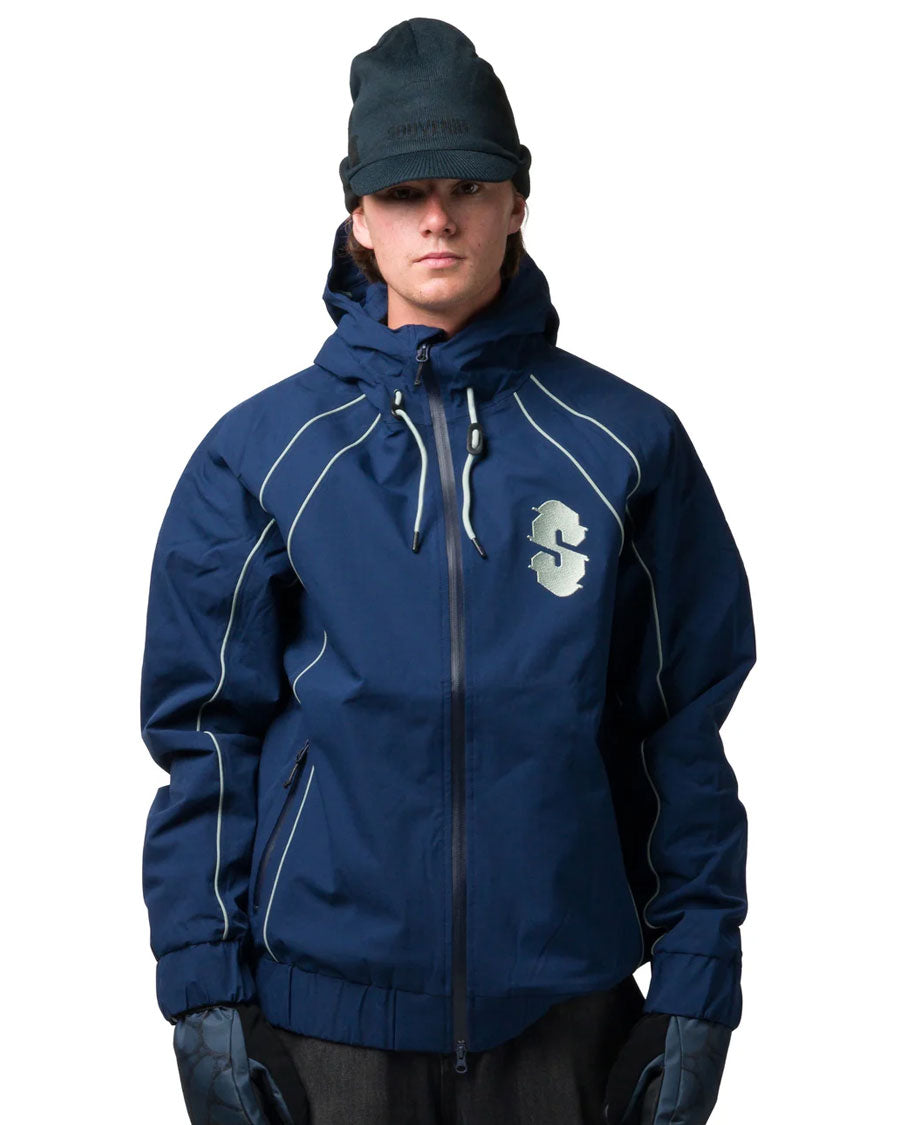 Souvenir Insulated Track Jacket Navy 2027