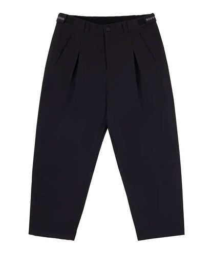 Souvenir Pleated Chino Pant Black 2027