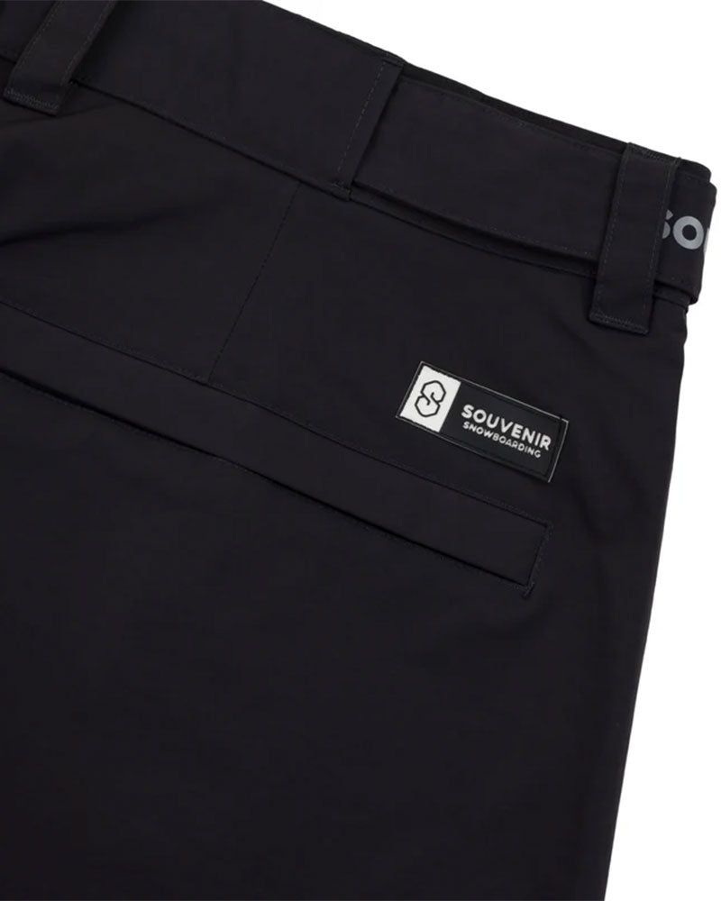 Souvenir Pleated Chino Pant Black 2027