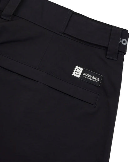 Souvenir Pleated Chino Pant Black 2027
