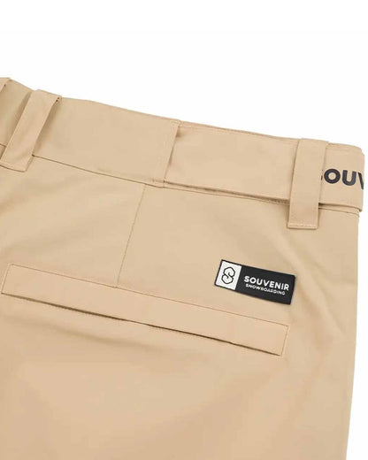 Souvenir Pleated Chino Pant British Khaki 2027