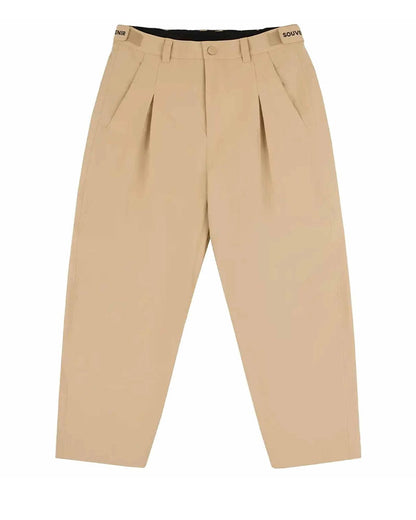 Souvenir Pleated Chino Pant British Khaki 2027