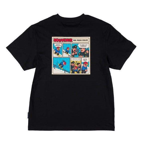 Souvenir Press Police T-Shirt Black 2027