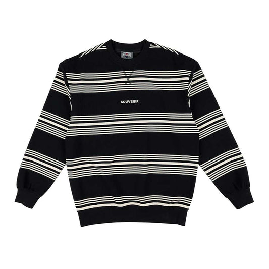 Souvenir Striped Crew Black 2027